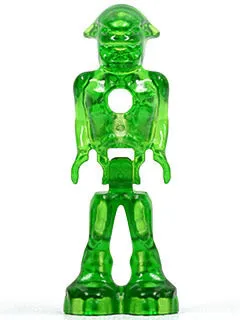 LEGO® Minifigure Space mm001 Mars Mission Alien w/Marbled Glow In Dark Torso