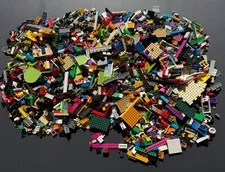 7.3 LB Bulk LEGO Brick Lot Mixed Parts Pieces Plates Wheels Builder Collection