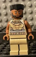 LEGO Black Panther M’baku Marvel minifigure sh0846 from 76214 Great Shape