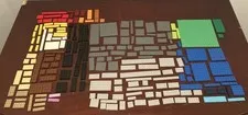 Lego Lots Of 199 Plate Pieces - Comes In 21 Different Colors