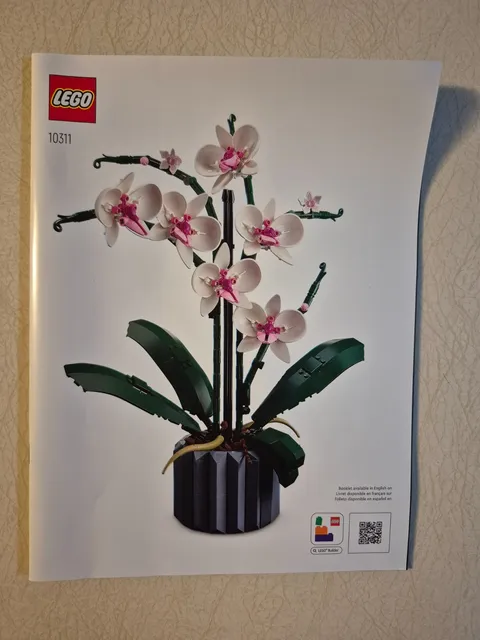 LEGO Botanicals: Orchid MANUAL ONLY, No Bricks=10311