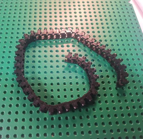 LEGO Technic Chain Link Large w/ Studs bb0076 Lot of 46 Black Used Genuine Parts