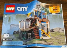 LEGO City 60174 Mountain Police Headquarters Instruction Manual Booklet