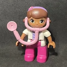 Disney Lego Duplo DOC MCSTUFFINS Figure w/ Stethoscope Replacement Toy Person A9