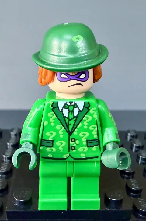 Lego The Riddler Villain Batman Movie Minifigure sh334 70903 DC Super Heroes R32