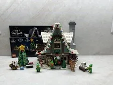 LEGO Icons Elf Club House (10275) 100% Complete with Manuals (Winter Village)