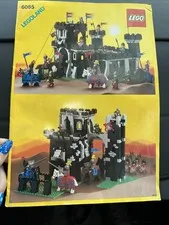 Lego (Instruction Manual ONLY) CASTLE 6085 Black Monarch's Castle Black Knights