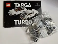 LEGO Porsche 911 10295 Manual + Factory Sealed Bag 10 Targa Parts