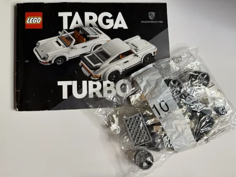 LEGO Porsche 911 10295 Manual + Factory Sealed Bag 10 Targa Parts