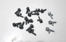 LEGO Lot Of 17 ASSORTED COLORS Space Gun / Torch Weapon Minifigure Part # 86208