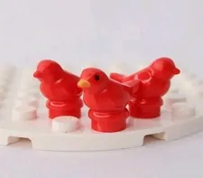 3 Lego Birds Small Baby Red Princess Friends