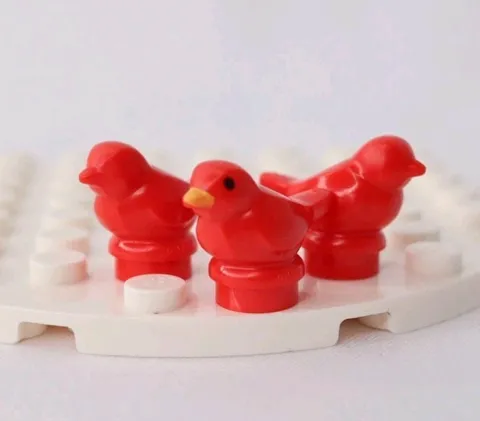 3 Lego Birds Small Baby Red Princess Friends