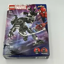 NEW LEGO Marvel Venom Mech Armor vs. Miles Morales, Posable Action Toy, 76276