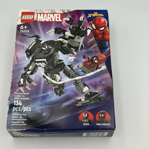 NEW LEGO Marvel Venom Mech Armor vs. Miles Morales, Posable Action Toy, 76276