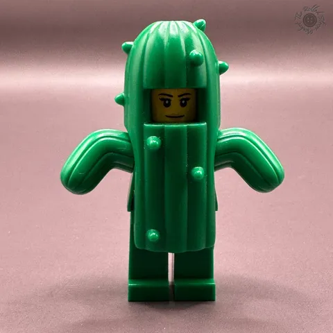 LEGO Minifigure Cactus Girl col322 CMF Series 18 71021 Cactus Costume