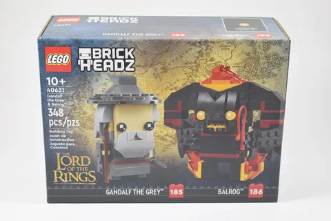 LEGO Brickheadz LOTR 40631 Gandalf the Grey & Balrog 2022 Sealed Set