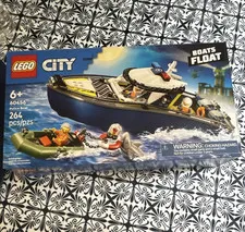 LEGO City Police Boat 60456 Building Set, 264 Pieces (Boats Float) unopened!