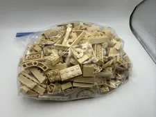Lot Of 1 Pound Lego Random Tan Parts Pieces Bricks Sorted Lbs