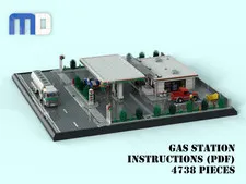 LEGO ® Gas Station MOC - Digital Instructions only (PDF)!