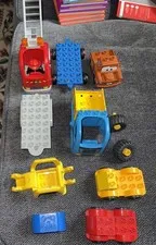 Lego Duplo City Lot Vehicles Figures Plane Construction Firefighter Fire Truck