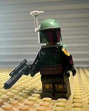 LEGO Star Wars Boba Fett Minifigure w/ Custom Rangefinder & Blaster