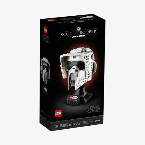 LEGO 75305 Star Wars Scout Trooper Helmet 471pcs Display Set