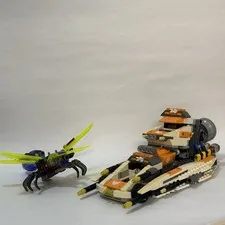 LEGO Galaxy Squad 70705 Bug Obliterator Incomplete Set AS-IS - 2 Ships & 2 Figs