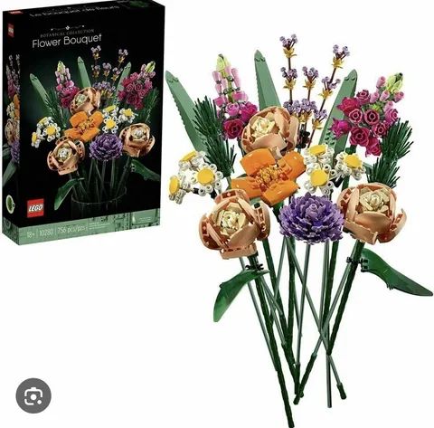 LEGO® Flower Bouquet 10280 Building Kit (756 Pieces) (No Box)