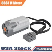 For LEGO M Motor 8883 Power Functions Part Electric Assembled Building Block Toy