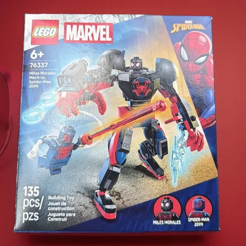 LEGO Marvel Super Heroes Miles Morales Mech vs. Spider-Man 2099 76337 New Sealed