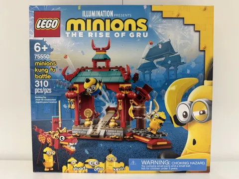 LEGO Minions The Rise of Gru Minions Kung Fu Battle 75550 310 pcs Box 6+
