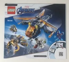 Lego 76144 Hulk Helicopter Rescue Instruction Manual Book Only - No Bricks