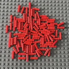 Lego Lot Red 32062 Technic Axle 2 Notched (lot of 111)