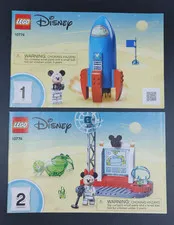 LEGO Disney MICKEY & MINNIE MOUSE'S SPACE ROCKET Instruction Booklet Set 10774