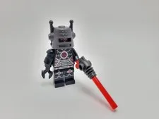 Lego Evil Robot Minifigure Collectible Series 8 CMF Complete w/ 3L Bar