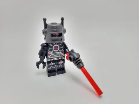 Lego Evil Robot Minifigure Collectible Series 8 CMF Complete w/ 3L Bar