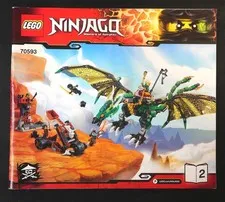 Lego NINJAGO INSTRUCTION GUIDE Manual 70593 Book 2 