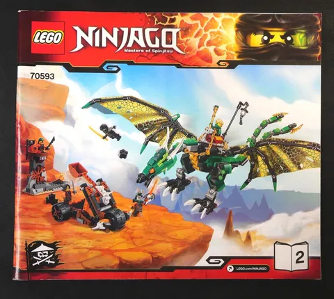 Lego NINJAGO INSTRUCTION GUIDE Manual 70593 Book 2 