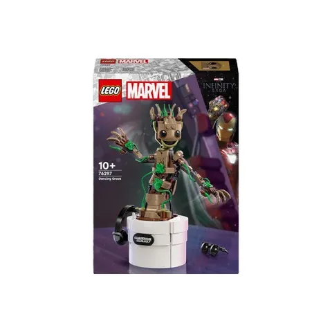 LEGO Marvel Guardians Dancing Groot 76297 Display Model Set