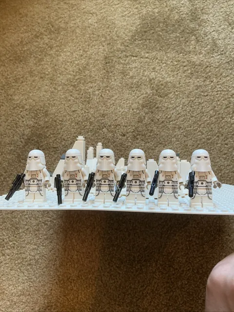LEGO Star Wars Imperial Snowtrooper Minifigure Lot of 6 Hoth 75320