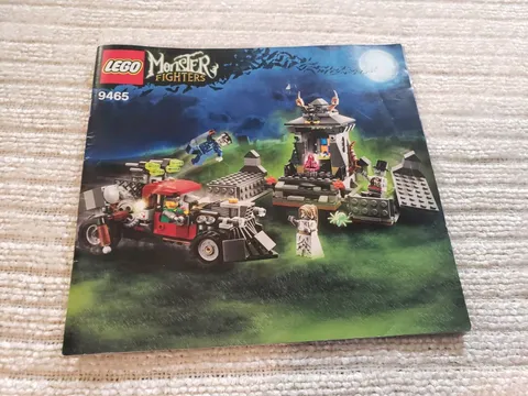 LEGO Instruction Manual Monster Fighters #9465 Book Only, No Bricks