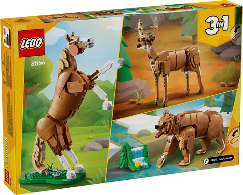 LEGO Creator 3-in-1 Beautiful Horse 31166 New Sealed 685 Pc Bear Deer