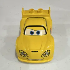 LEGO DUPLO Cars Yellow/Black Race Car Jeffrey Gorvette Cars 2