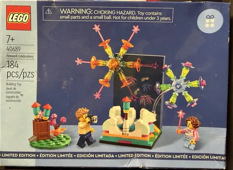 LEGO Firework Celebrations 40689 Limited Edition Complete Set 184 pcs Age 7+