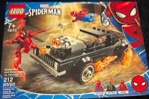 LEGO Marvel Spider-Man 76173 212pcs Spider-Man Ghost Rider vs Carnage Boxed Set