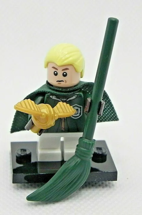 Authentic LEGO Harry Potter 71022 Series 22 Minifigure Draco Malfoy in Quidditch