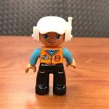 Lego Duplo Construction Worker figure