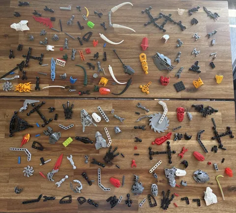 LEGO BIONICLE Hero Factory Bulk Lot of 200+ Parts Pieces 1 LB+ SEE PICTURES!