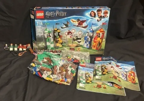 Lego Harry Potter 75956 Quidditch Match. 100% Complete, Mini Figs, Instructions.