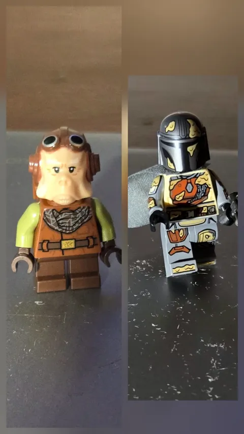 LEGO Star Wars Muddy Mandalorian & Kuiil Minifigure Pack - 75453 Din Djarin